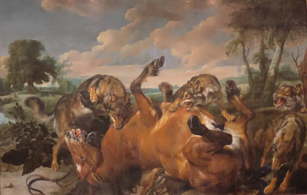 Wolves Attacked the Horse, by Jan Wildens