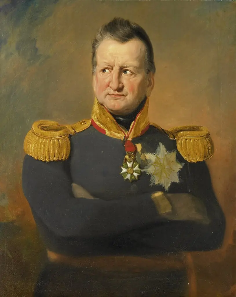 Portrait of Baron David Hendrik Chassé, Lieutenant-General, by Jan Willem Pieneman