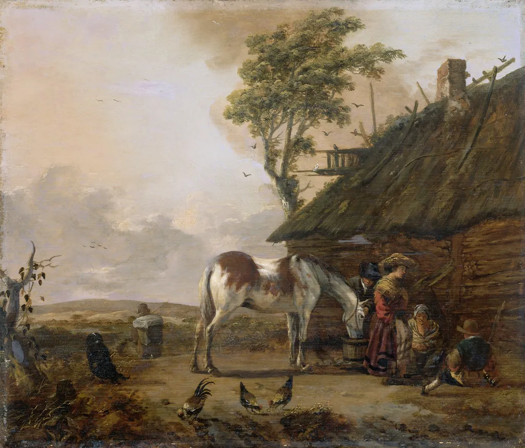The spotted horse, by Jan Wouwerman, oil, 1660