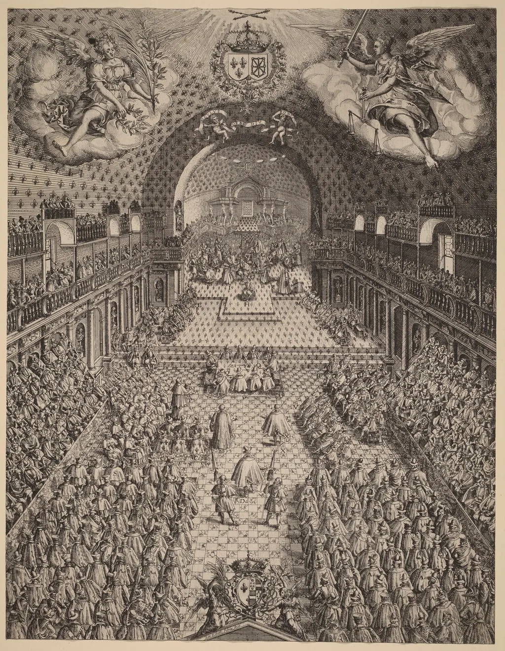 The States General of France (Les Etats Generaux de France), by Jan Ziarnko, ink, 1614