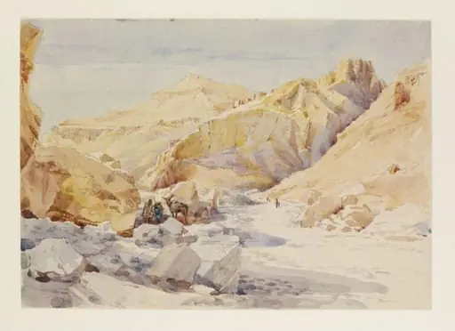 Tomb of the Kings, Thebes, by Jane Evelyn Lindsay