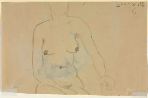 Torso of a Nude Woman (verso), by Jane Poupelet