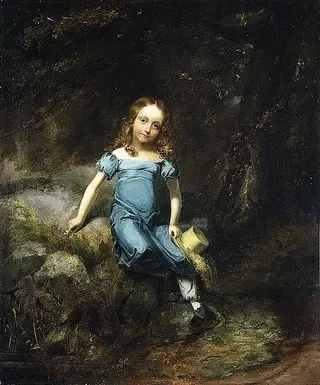 Janet Halleck Drake, by Henry Inman