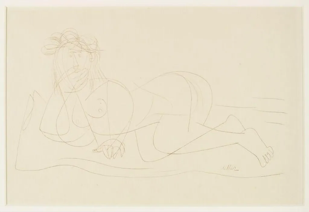 'Reclining Woman', by Jankel Adler