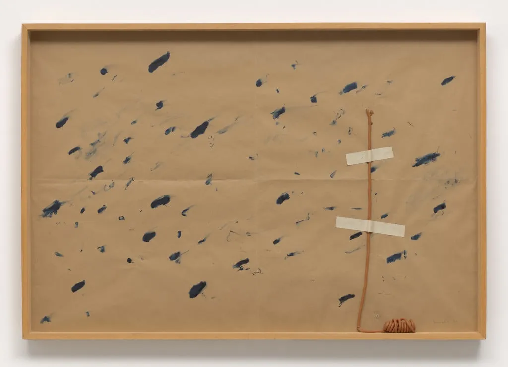Untitled, by Jannis Kounellis, paint, 1977