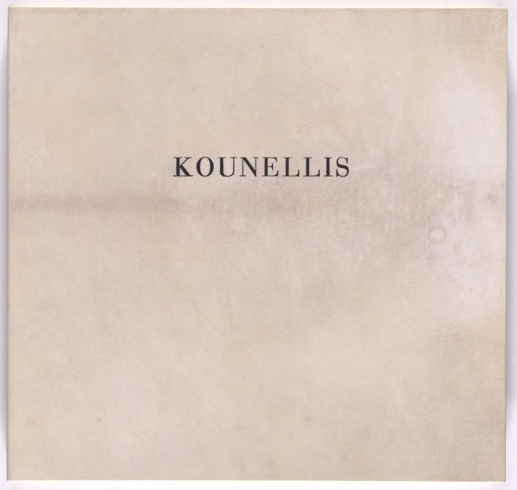 Untitled, by Jannis Kounellis, ink, 1999
