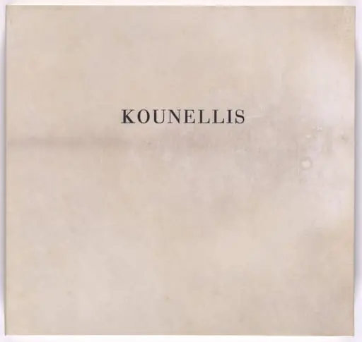 Untitled, by Jannis Kounellis