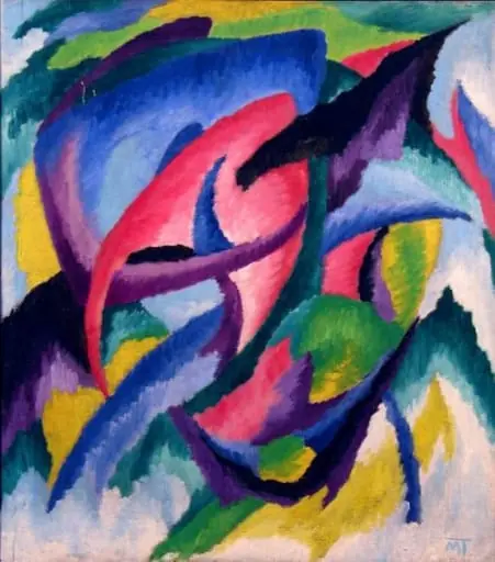 Compoziție - Flori sufletești, by János Mattis-Teutsch