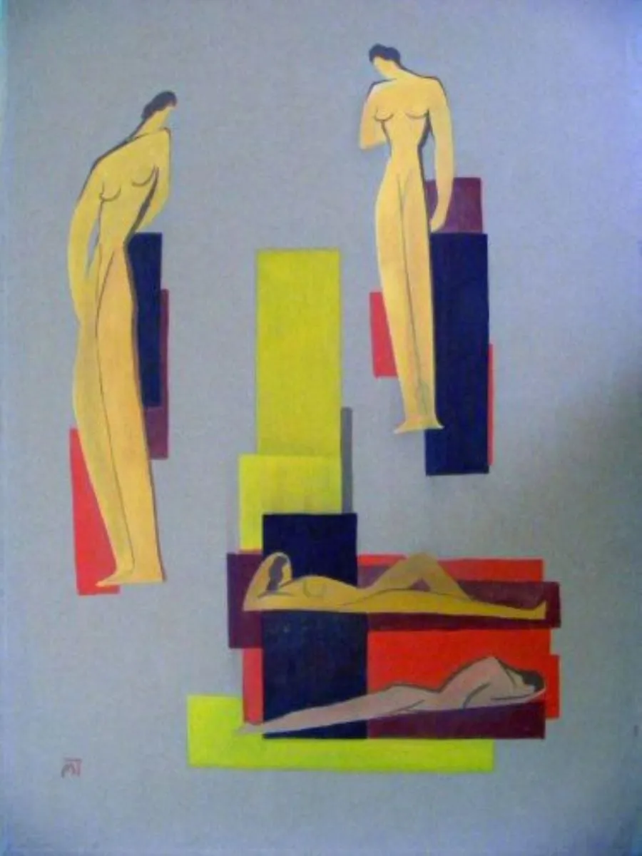 Proiect de frescă, by János Mattis-Teutsch, unspecified