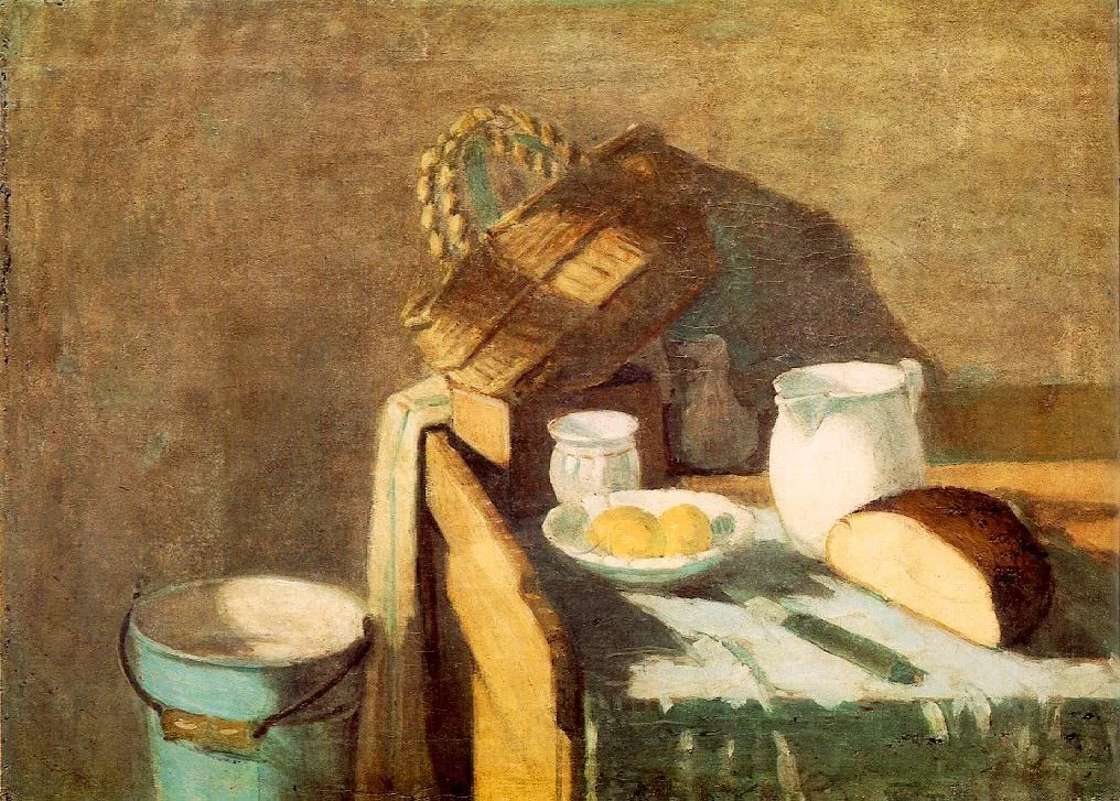 Still-life, by János Nagy Balogh, oil, 1910