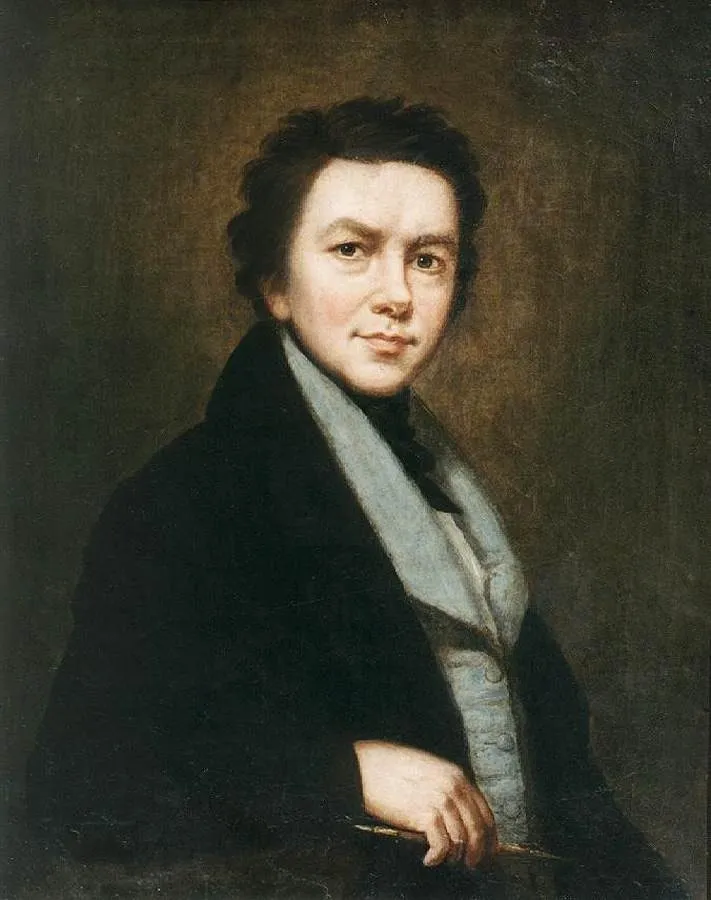 Portrait of a Man, by János Rombauer, oil, 1813