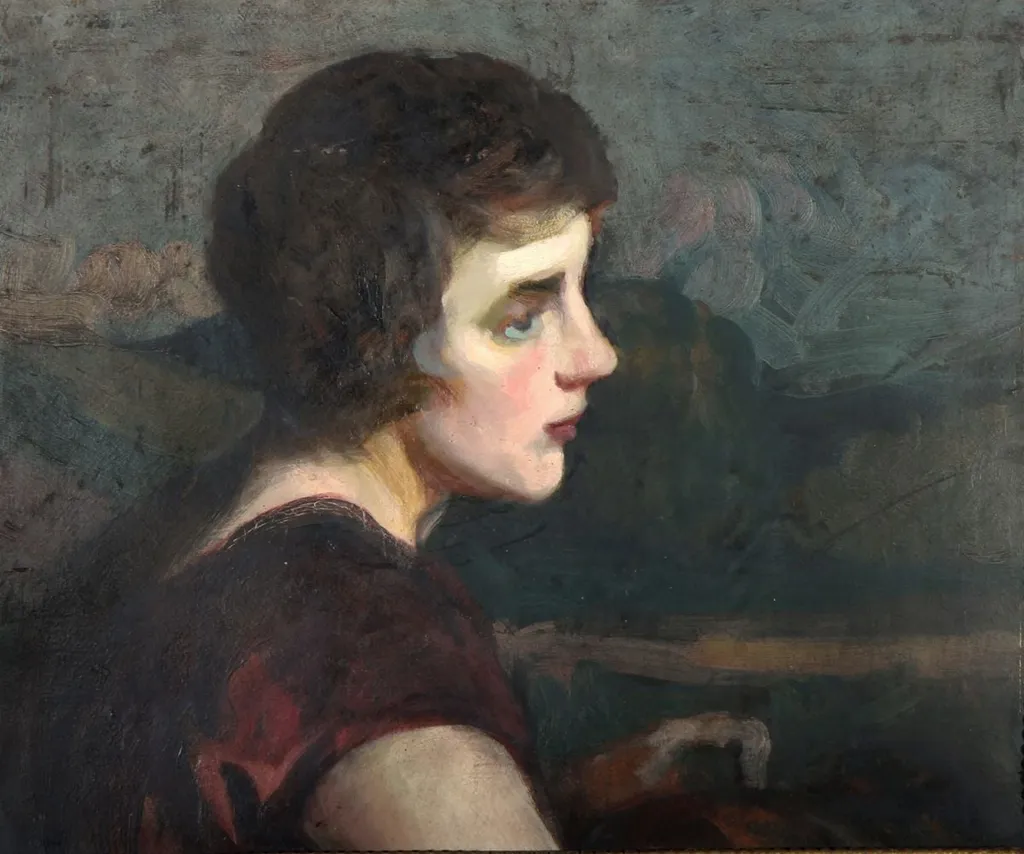 Profil de femeie, by János Thorma