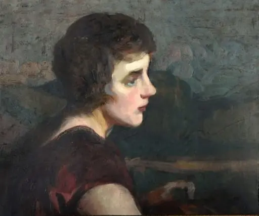Profil de femeie, by János Thorma
