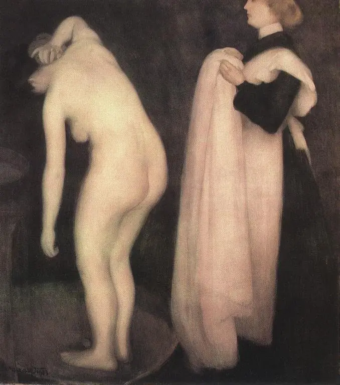 After Bathing, by János Vaszary
