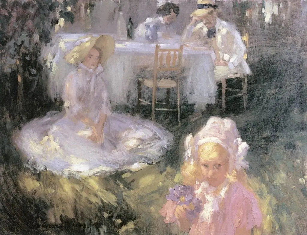 Breakfast in the Open Air, by János Vaszary