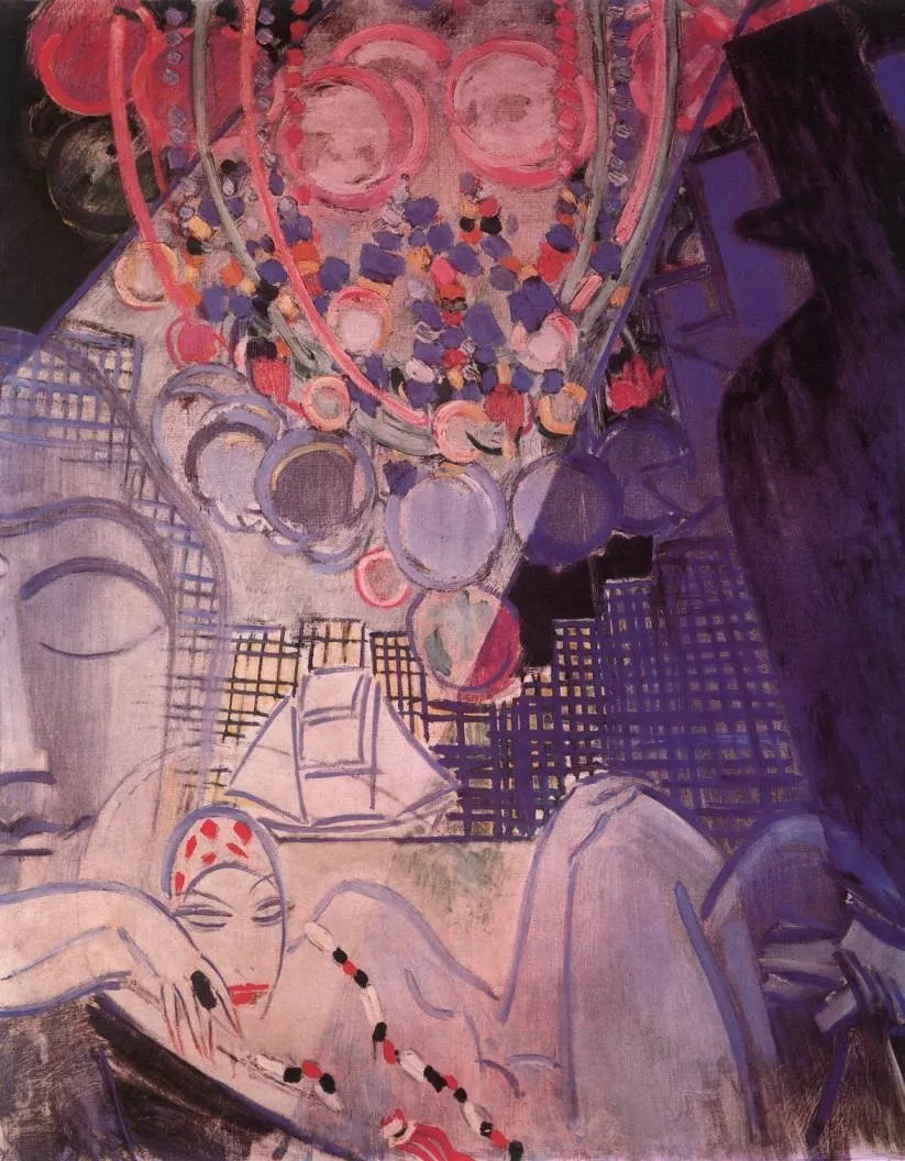 The Morphinist, by János Vaszary, oil, 1930