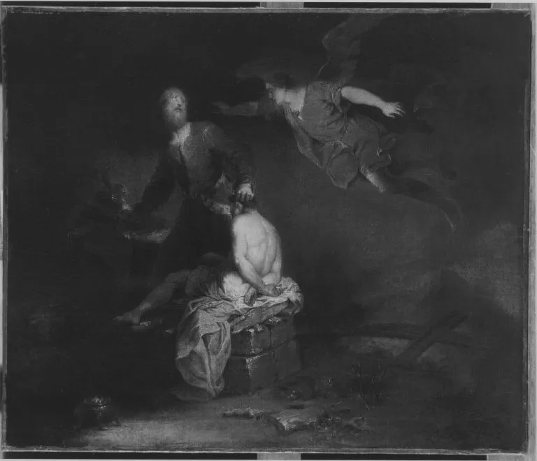 Abrahams Opfer, by Januarius Zick, unspecified, 1757