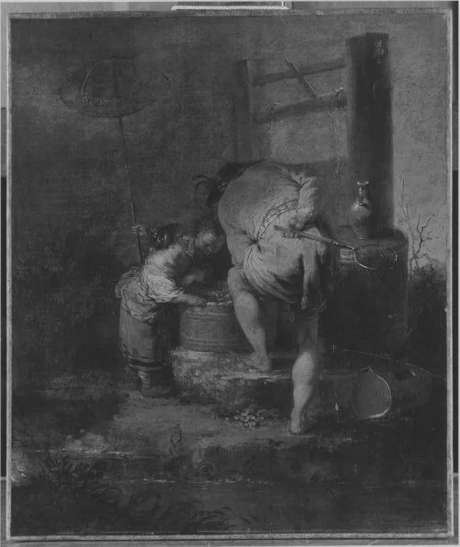 Der Fischzuber, by Januarius Zick, unspecified, 1760