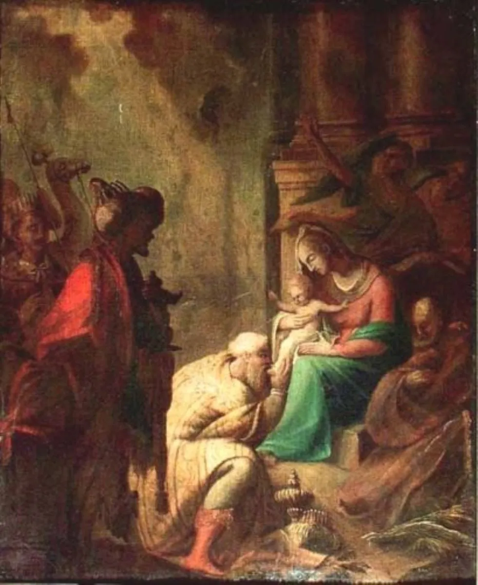Închinarea magilor, by Januarius Zick, unspecified, 1750