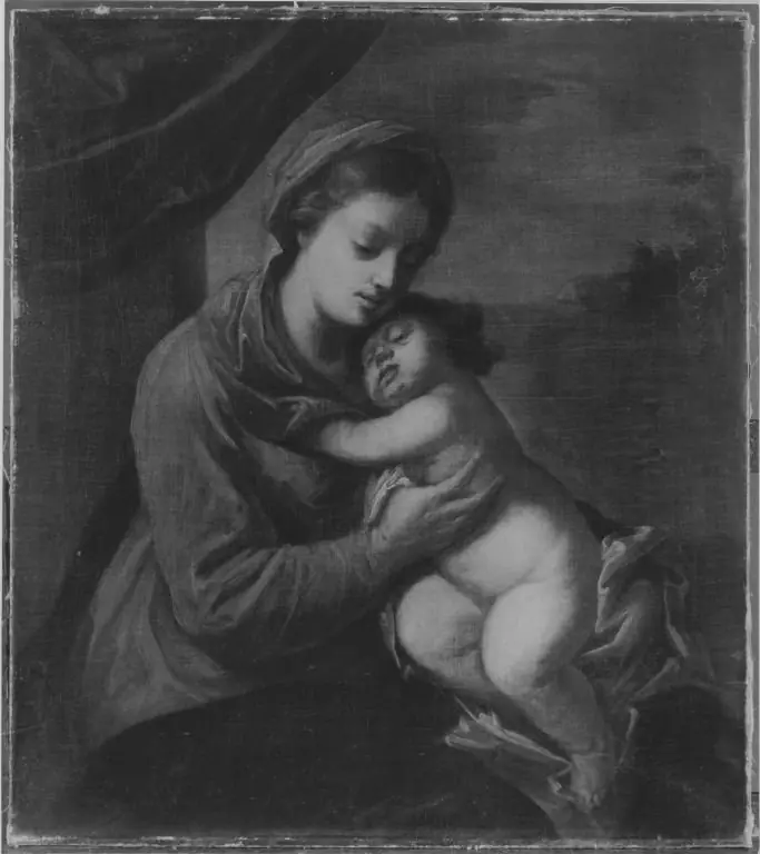 Maria mit dem Kind (?), by Januarius Zick