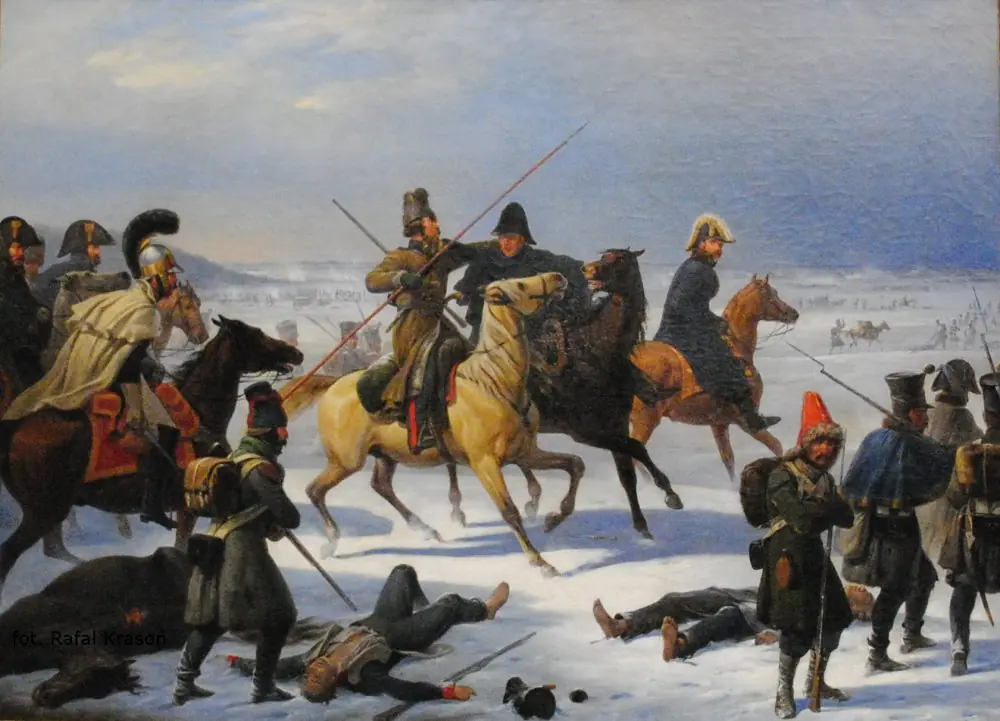 French retreat from Moscow in 1812., by January Suchodolski