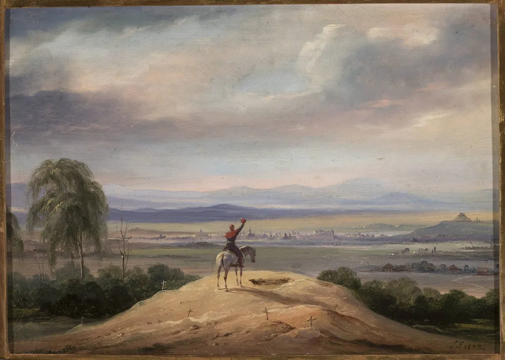 Greeting Kraków, by January Suchodolski, oil, 1842