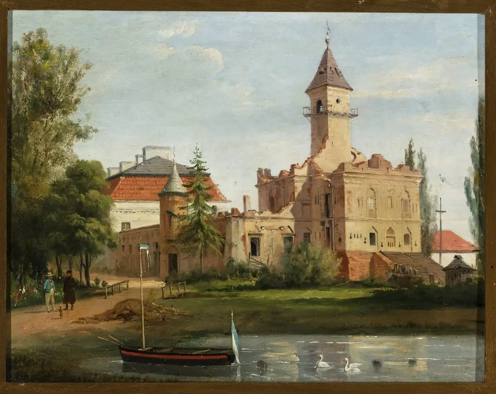 View of the castle in Radziejowice
