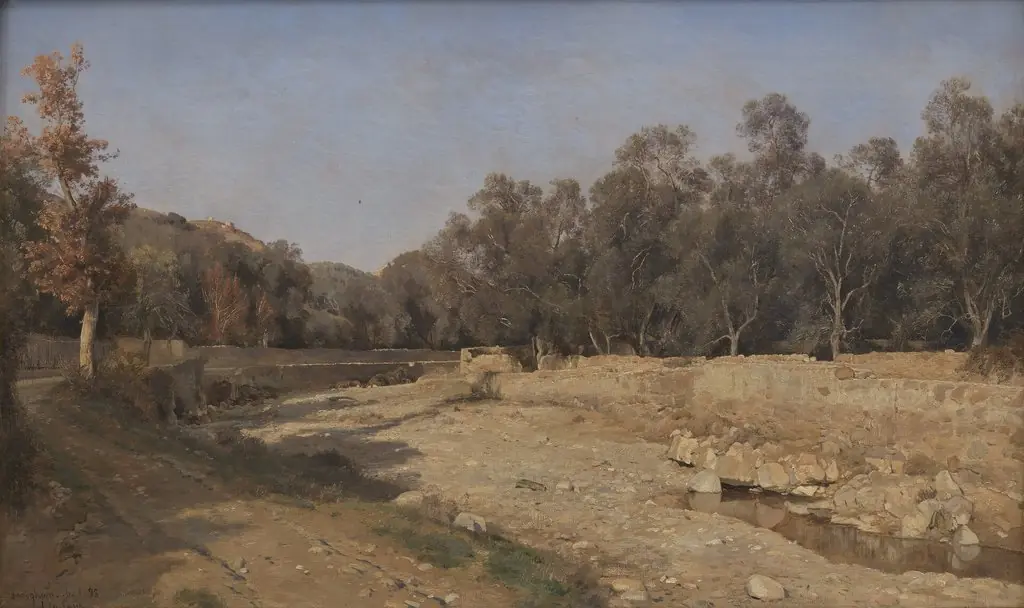 Flodlejet ved Bordighera, by Janus la Cour