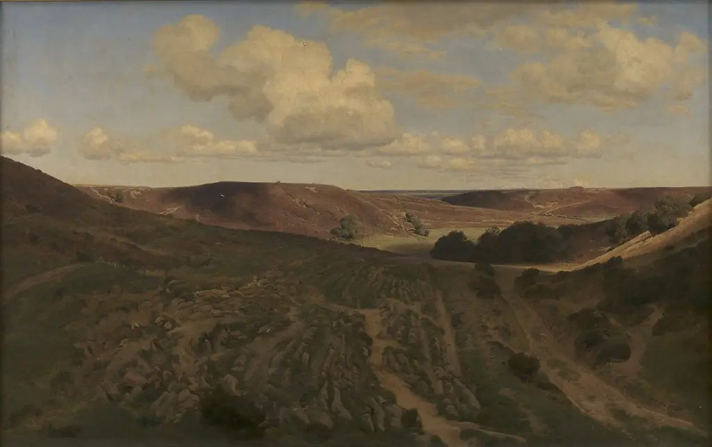Landskab ved Nejsum i Vendsyssel, by Janus la Cour