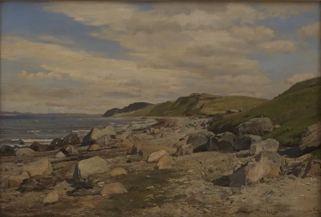Strandparti ved Helgenæs