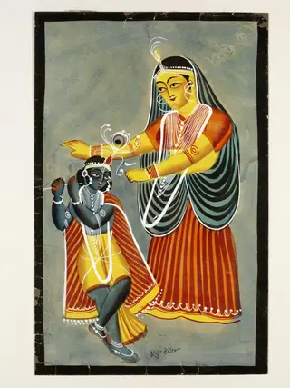 Jasoda and Krishna