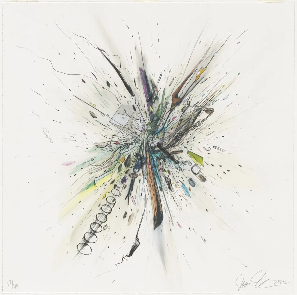 Untitled, by Jason Middlebrook, ink, 2002