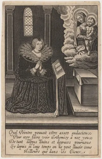 The Virgin Appearing to a Lady Penitent, by Jaspar Isacsz