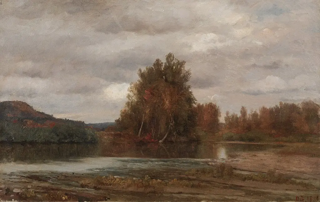 Gray Day on the Esopus, by Jasper Francis Cropsey