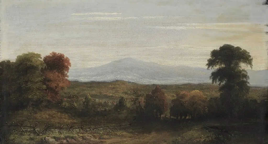 Landscape, by Jasper Francis Cropsey, 1891