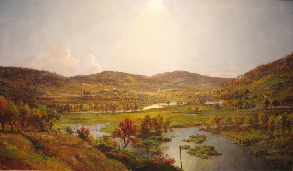 Sidney Plains with the Union of the Susquehanna and Unadilla Rivers, by Jasper Francis Cropsey, 1874
