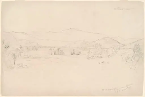 Study for "View of Mt. Washington", by Jasper Francis Cropsey