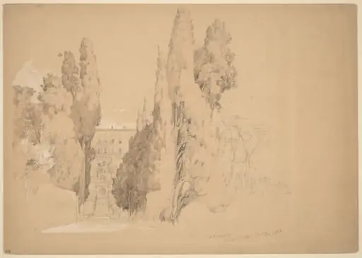 Villa d'Este, Tivoli, by Jasper Francis Cropsey