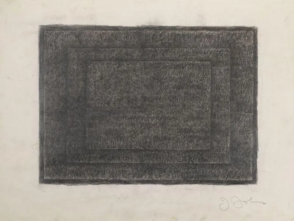 Three Flags, by Jasper Johns, 1959