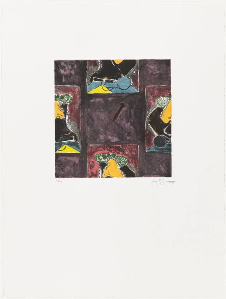 Untitled, by Jasper Johns, 1988