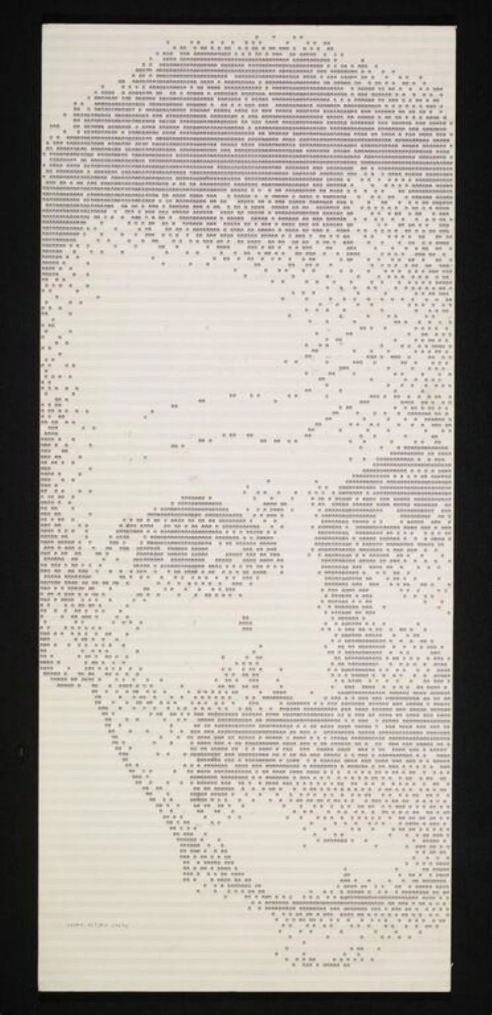 Portrait of Georges Brassens, by Jaume Estapà, 1969