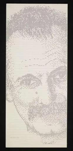 Portrait of Georges Brassens, by Jaume Estapà