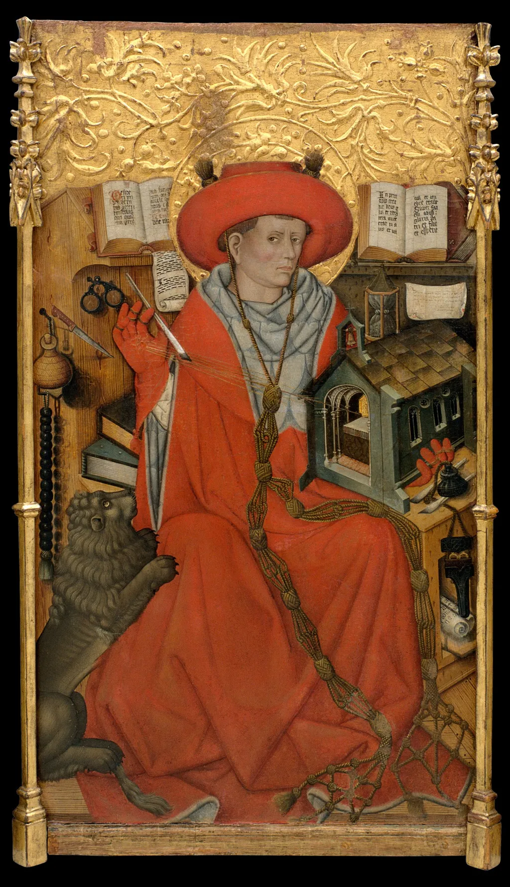 Saint Jerome in his Study, by Jaume Ferrer II, unspecified, 1450