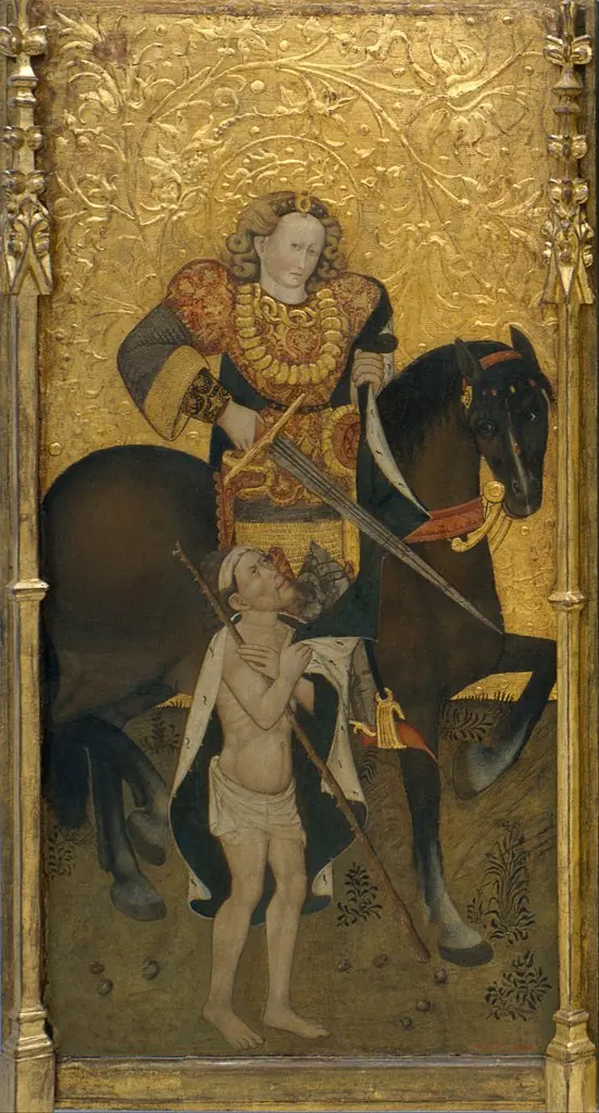 Saint Martin Sharing his Cloak, by Jaume Ferrer II