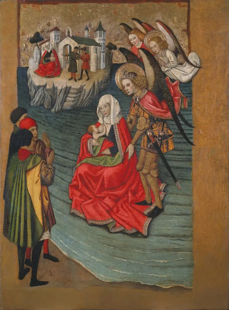 Miracle of Mont Saint-Michel, by Jaume Huguet
