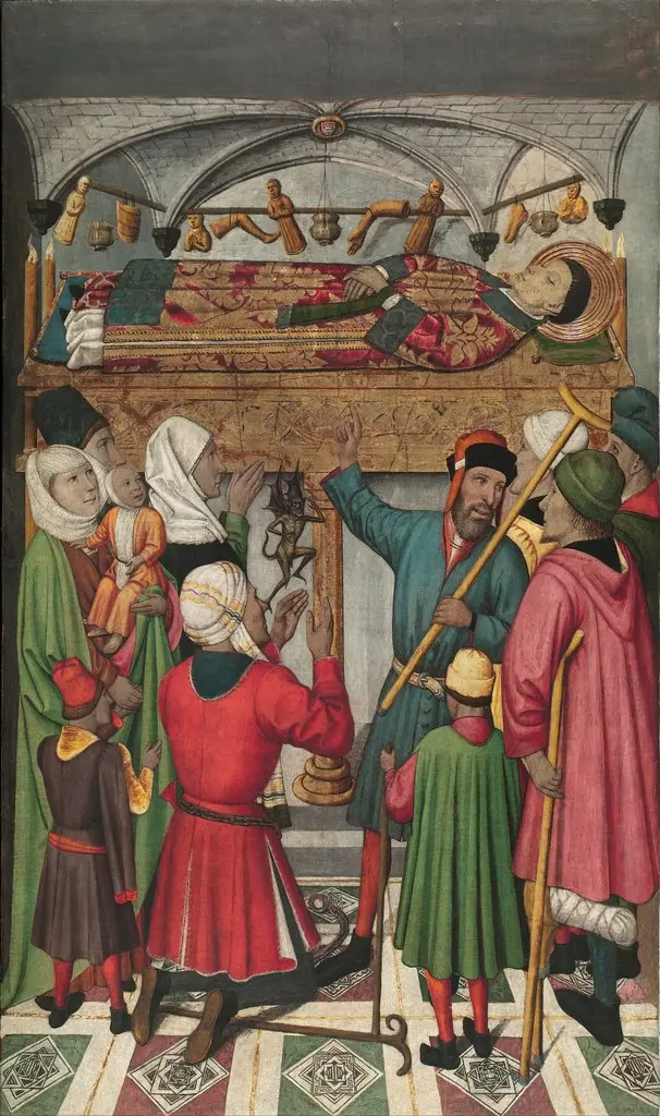 Posthumous Miracles by Saint Vincent, by Jaume Huguet