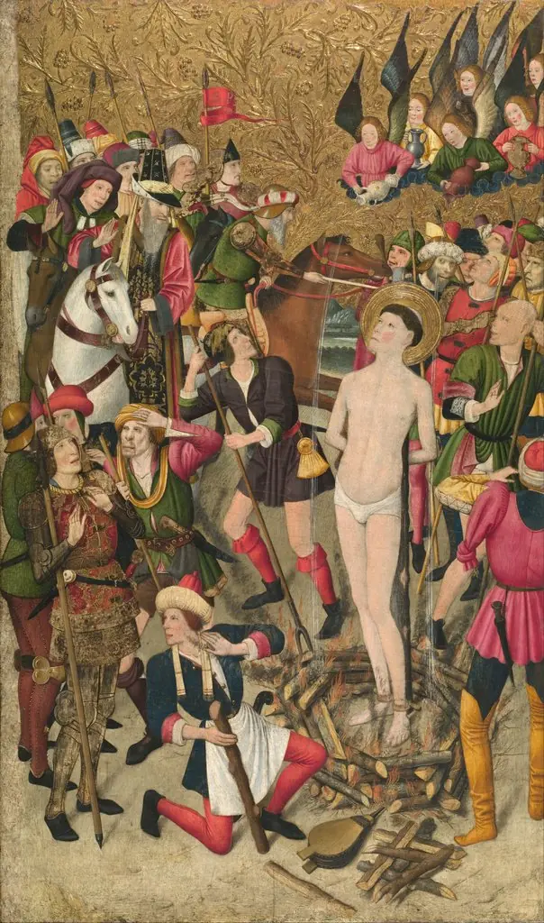Saint Vincent at the Stake, by Jaume Huguet
