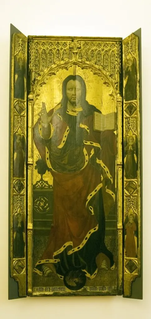 Der segnende Christus auf der Weltkugel (3 Tafeln), by Jaume Mateu