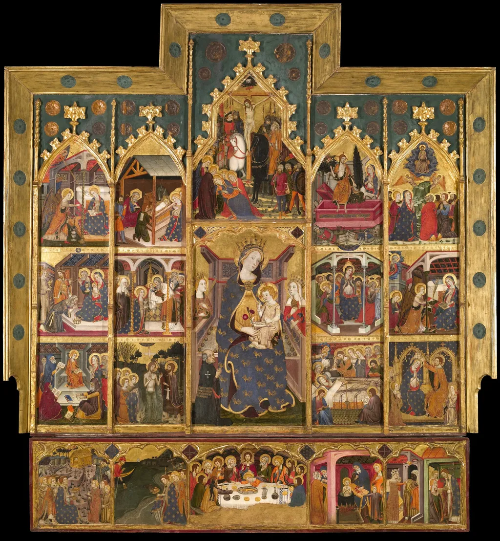 Altarpiece of the Virgin, by Jaume Serra, unspecified, 1393
