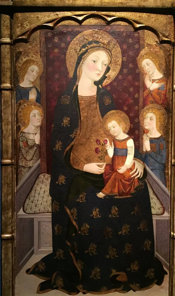 Mare de Déu amb Nen i àngels, by Jaume Serra